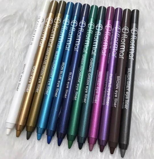 پک ۱۲ عددی مداد چشم رنگی فلورمار Flormar — تصویر ۵