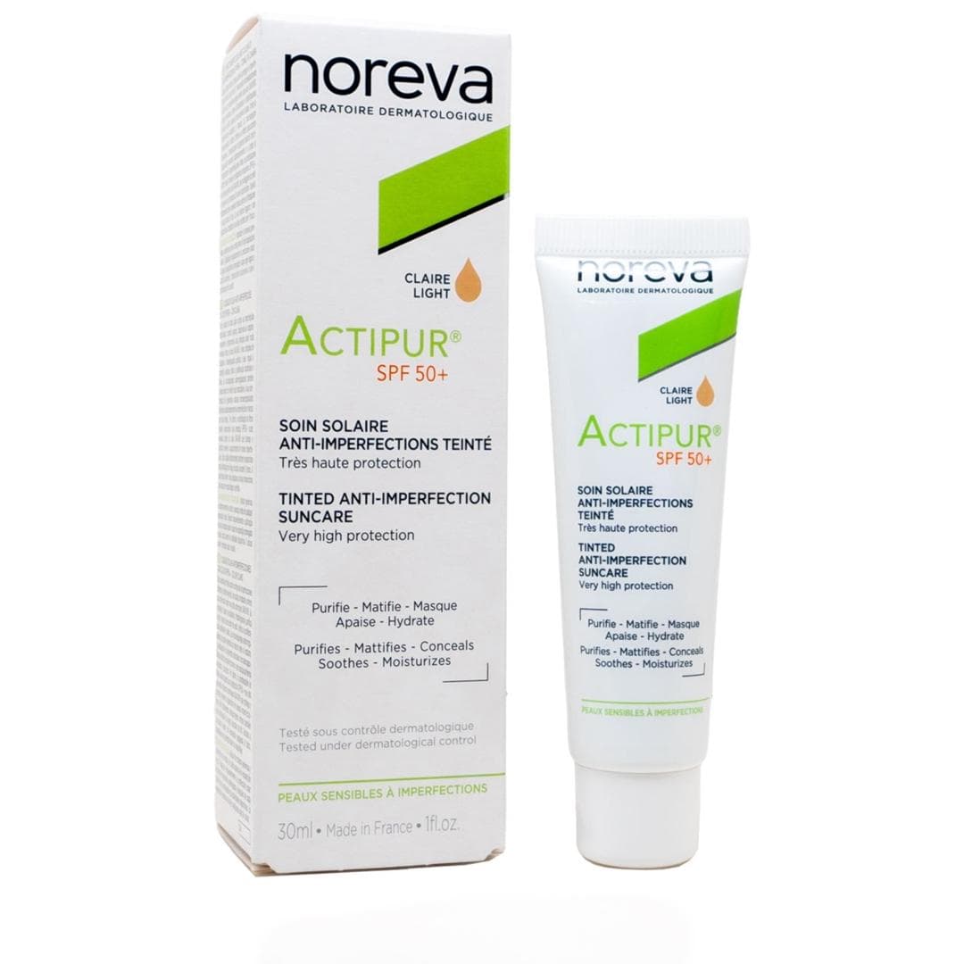 کرم اکتی پور نوروا Noreva ضد جوش رنگ لایت SPF50 حجم 30 میل — تصویر ۷