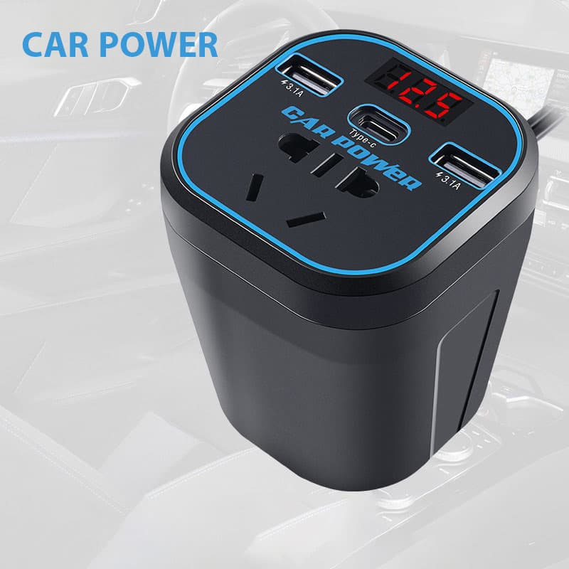مبدل برق فندکی خودرو لیوانی CAR POWER — تصویر ۷