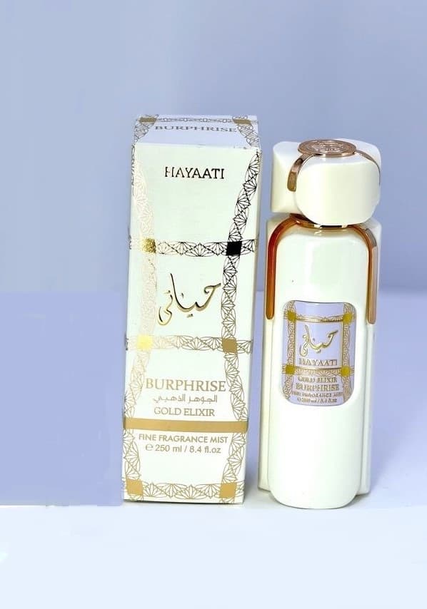 بادی اسپلش ادکلنی رایحه اصلی ادکلن حیاتی سفید Hayaati Gold Elixir حجم 250 میل