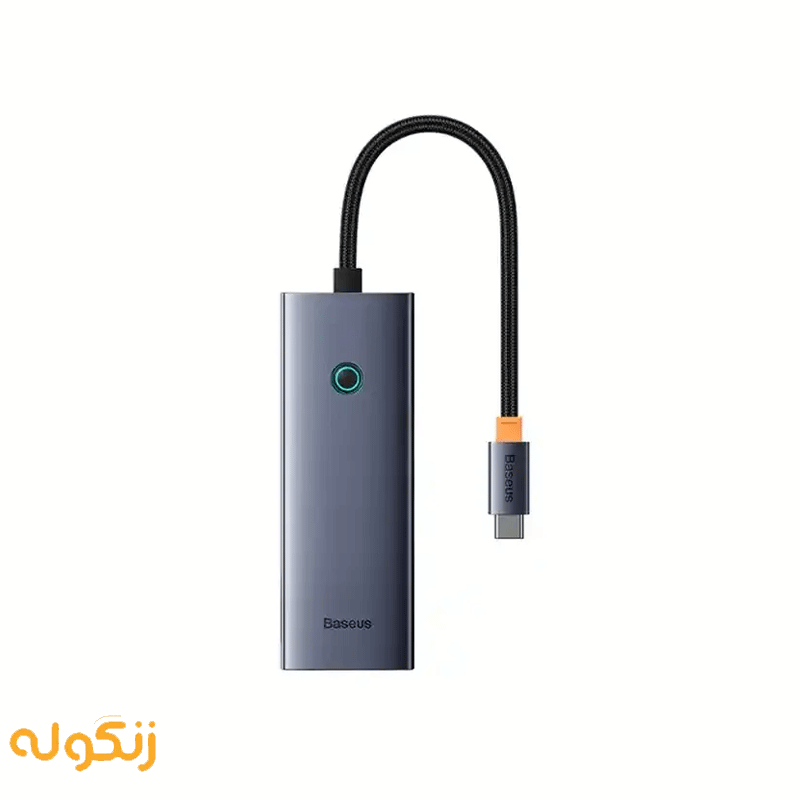 هاب Type-C بیسوس 5 پورت مدل UltraJoy Series BS-OH149 — تصویر ۲