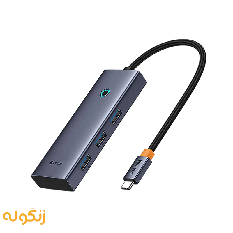 هاب Type-C بیسوس 5 پورت مدل UltraJoy Series BS-OH149 — تصویر ۴