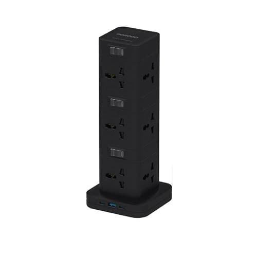 هاب و مبدل پرودو مدل Porodo FWCH042 socket tower 3M — تصویر ۱۰