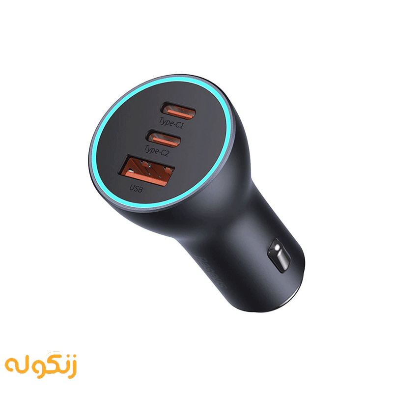 شارژر فندکی فست شارژ باسئوس Baseus Golden Contactor Pro Car Charger 65W CGJP010013 — تصویر ۴