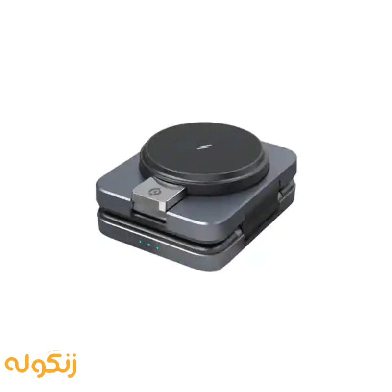 شارژر وایرلس رو میزی 3 کاره پاورولوژی مدل Qi2-15W Magsafe PWCUWC027 — تصویر ۴