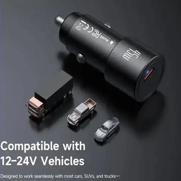شارژر فندکی 45 وات مک دودو Mcdodo Obsidian Type-C Car Charger CC-5340 — تصویر ۸