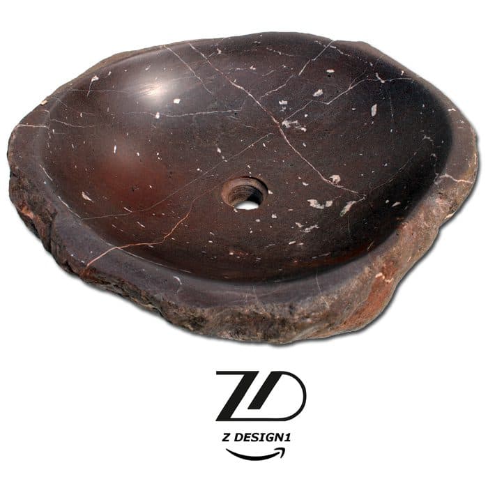 کاسه روشویی سنگی رودخانه ای کد38
