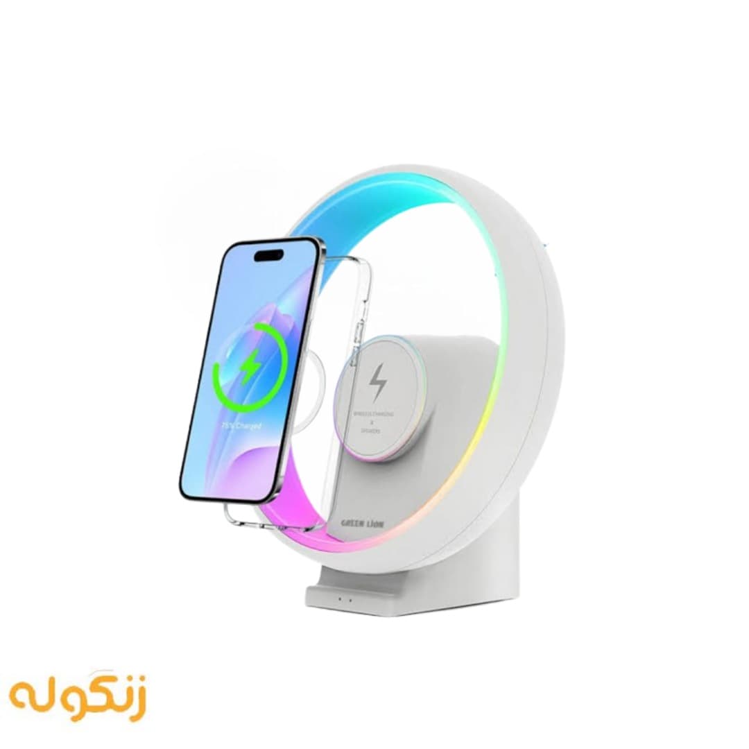 چراغ خواب و اسپیکر بلوتوثی گرین لاین مدل جوپیتر — تصویر ۲