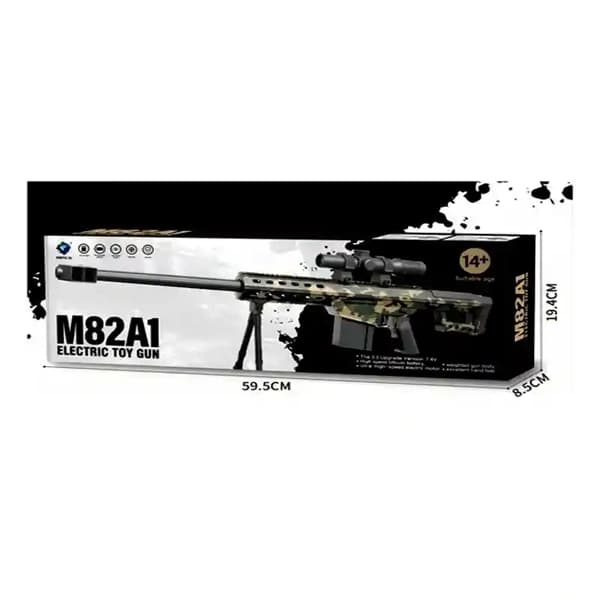 تفنگ اسنایپر تیر ژلهای مدل M82A1 با دوربین — تصویر ۳