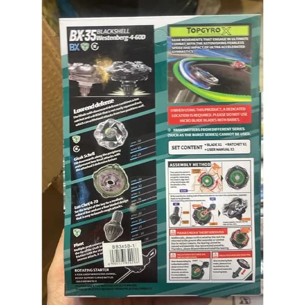 فرفره انفجاری فصل ۸ لَکشِل Beyblade X کد BX-35 — تصویر ۶