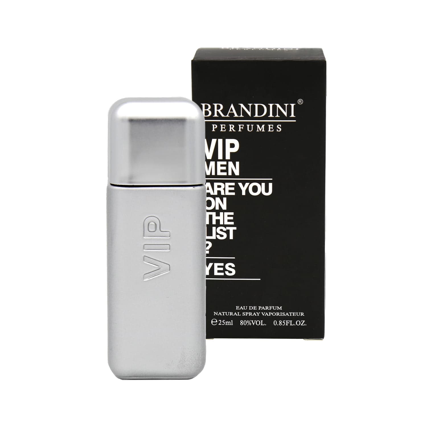 عطر جیبی مردانه برندینی 212 وی ای پی Vip Men حجم 25 میل — تصویر ۳