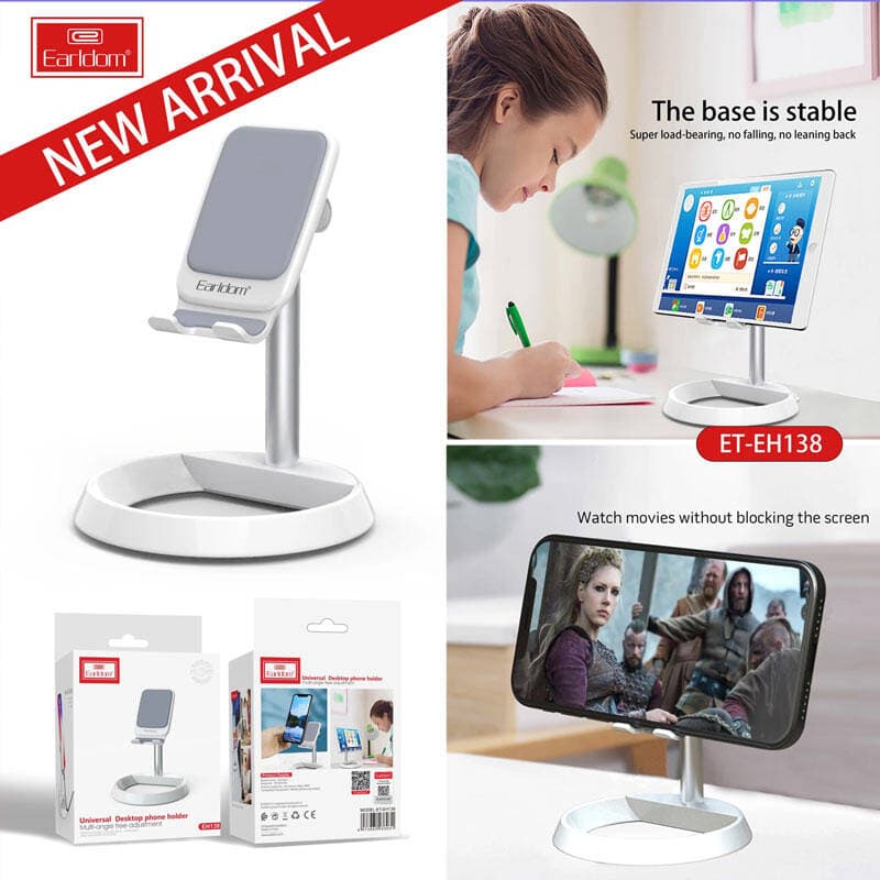 پایه نگهدارنده موبایل و تبلت رومیزی برند Earldom مدل ET-EH138 — تصویر ۳