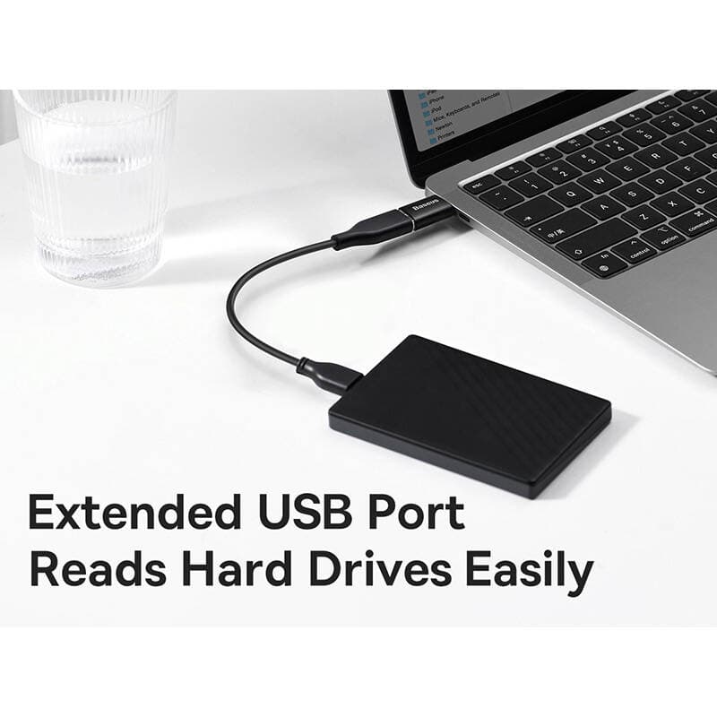 تبدیل Type-C به OTG USB3.1 باسئوس مدل ZJJQ000001 — تصویر ۳