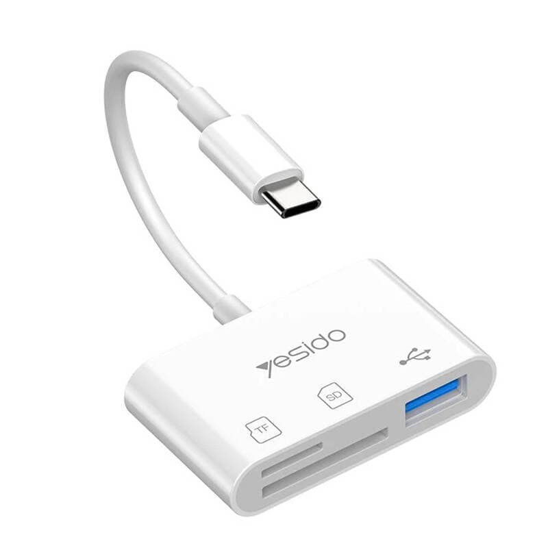 رم ریدر با پورت USB3.0 یسیدو رابط Type-c مدل GS16 — تصویر ۲