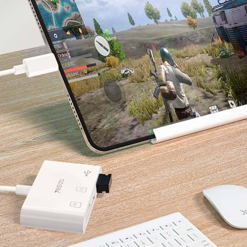 رم ریدر با پورت USB3.0 یسیدو رابط Type-c مدل GS16 — تصویر ۶