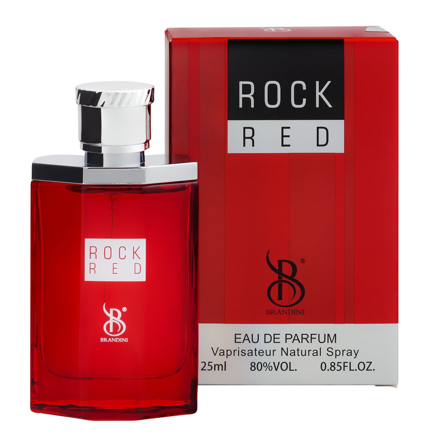 عطر جیبی مردانه برندینی قرمز حجم 25 میل — تصویر ۲