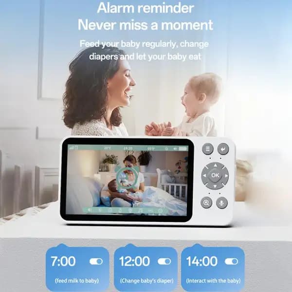 دوربین مراقبت کودک یسیدو مدل Yesido KM28 2.4G + WiFi Baby Care Camera — تصویر ۵