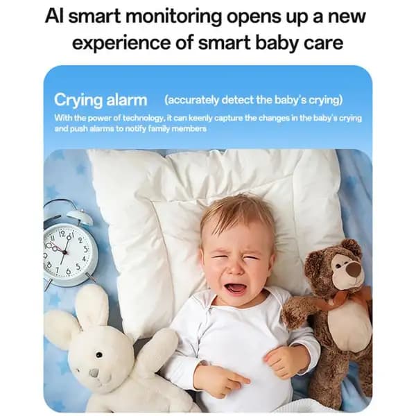 دوربین مراقبت کودک یسیدو مدل Yesido KM28 2.4G + WiFi Baby Care Camera — تصویر ۱۲