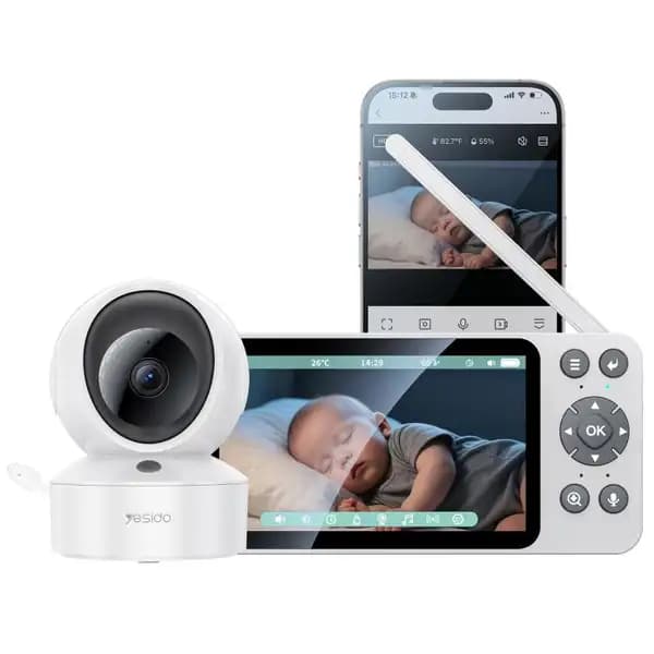 دوربین مراقبت کودک یسیدو مدل Yesido KM28 2.4G + WiFi Baby Care Camera — تصویر ۶