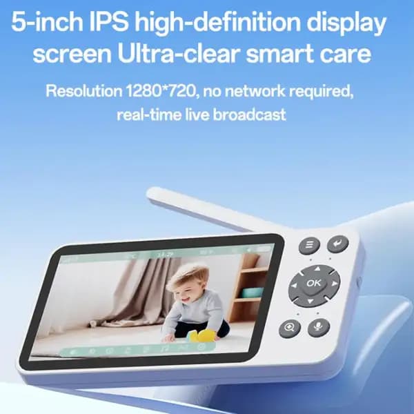 دوربین مراقبت کودک یسیدو مدل Yesido KM28 2.4G + WiFi Baby Care Camera — تصویر ۱۰