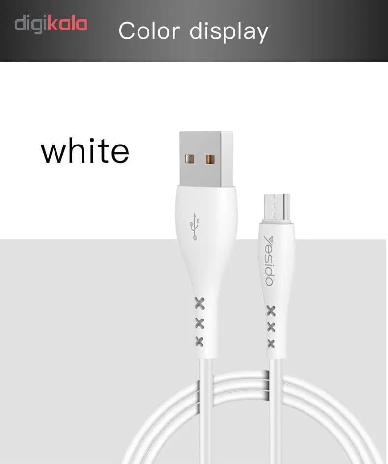 کابل USB به Yesido Micro USB مدل CA26 — تصویر ۴