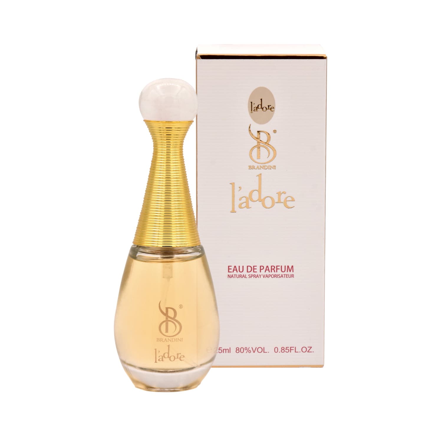 عطر جیبی زنانه برندینی جادور Ladore حجم 25 میل