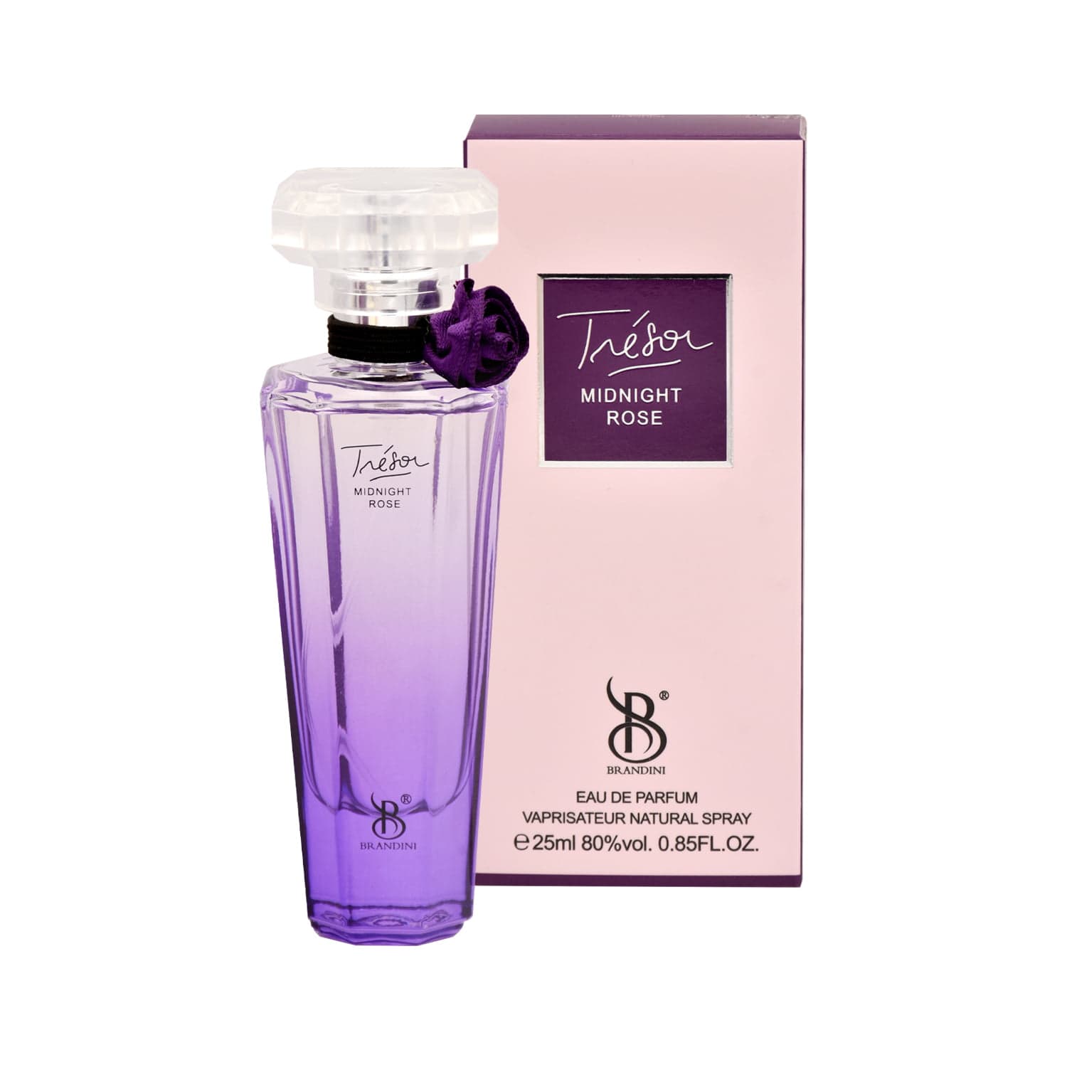 عطر جیبی زنانه برندینی میدنایت رز Midnight Rose حجم 25 میل