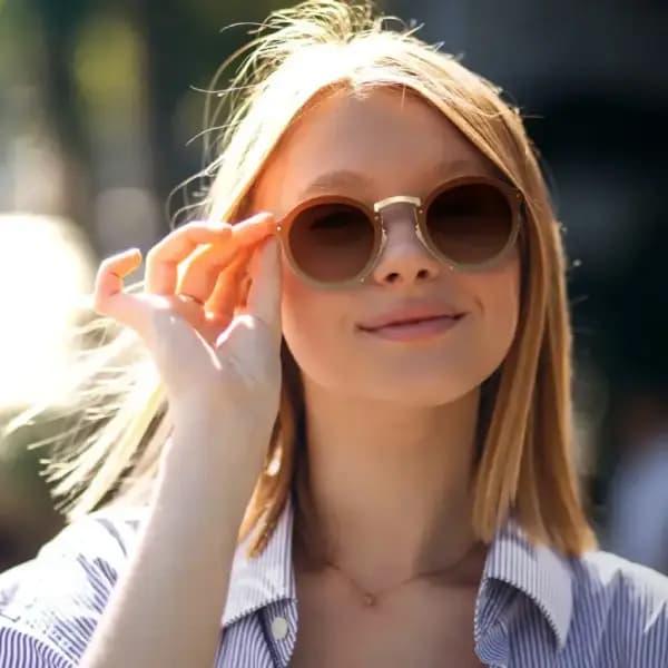 عینک آفتابی پرودو مدل Porodo Lifestyle Riviera Round Frame Sunglasses — تصویر ۹