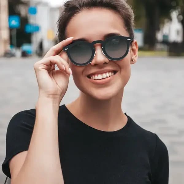 عینک آفتابی پرودو مدل Porodo Lifestyle Dale Round Frame Sunglasses — تصویر ۹
