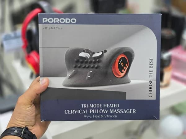 ماساژور گردن پرودو Porodo LFSTBZ02 Massager Heat Neck Pillow