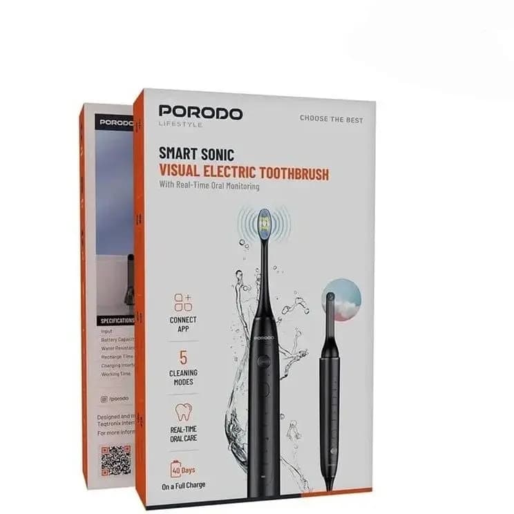 مسواک برقی هوشمند با دوربین — Porodo Smart Sonic Visual Electric Brush