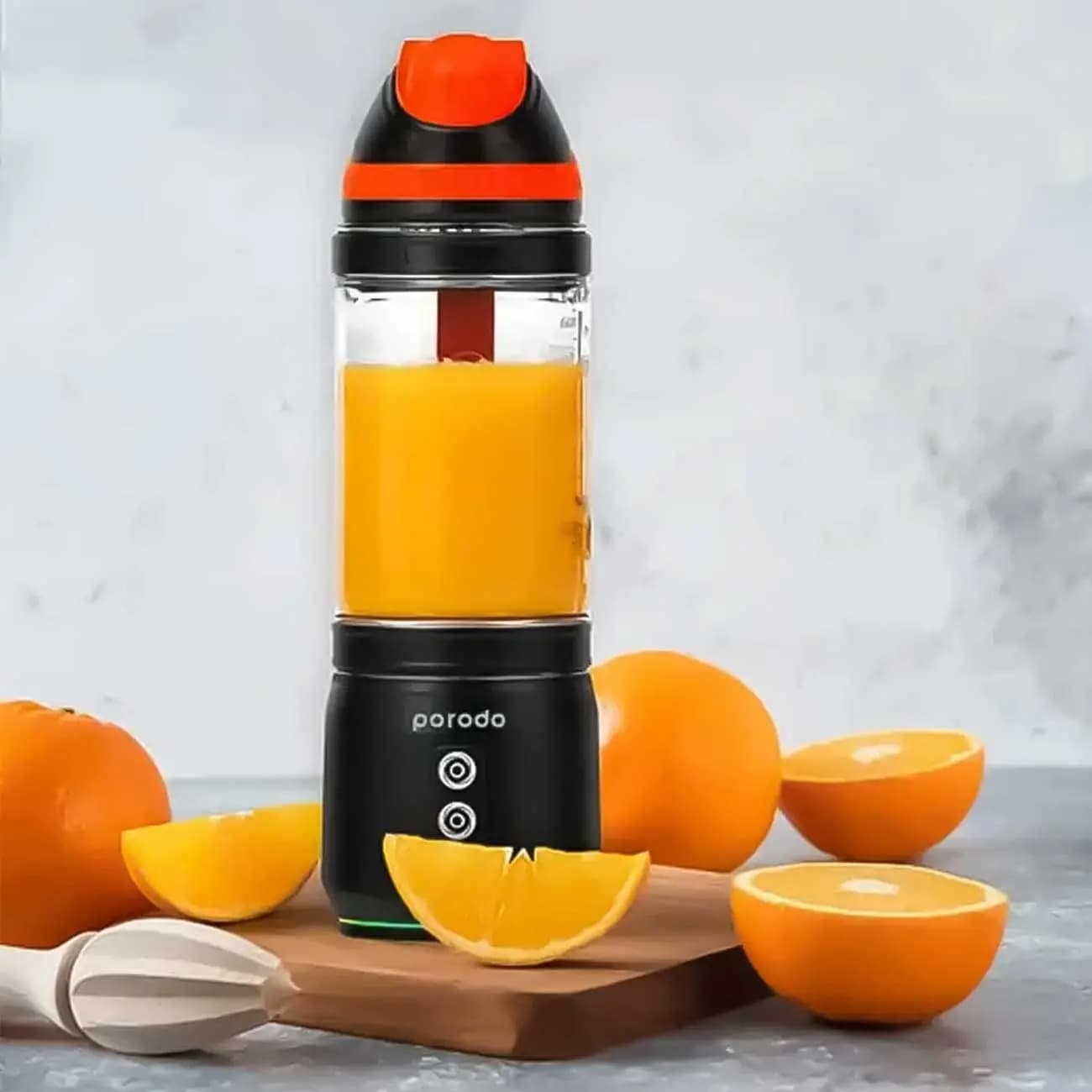 مخلوطکن و شیکر شارژی 700 میلیلیتر 240 وات پورودو PD-PBLNDR-WH — تصویر ۵