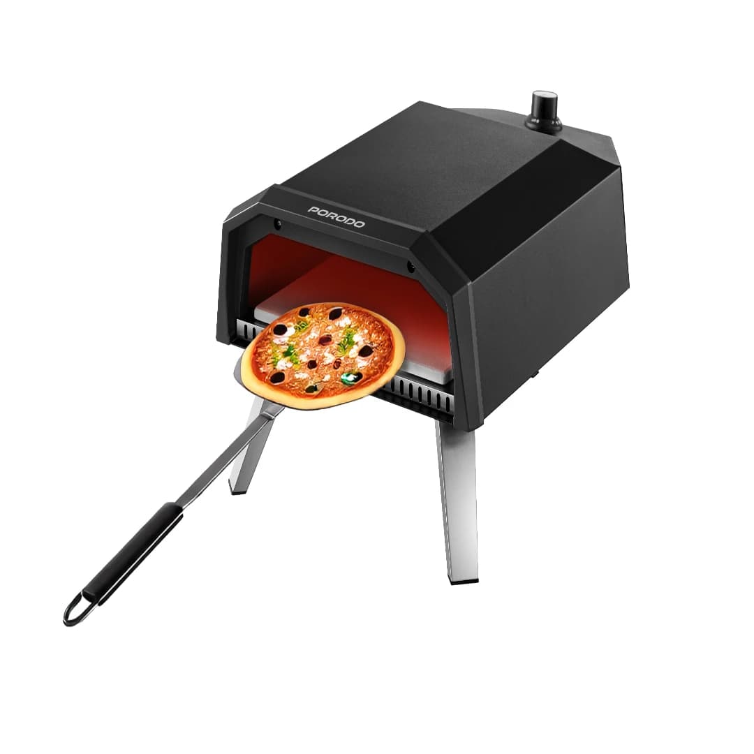 فر گازی پیتزای فضای باز پرودو ۱۲ اینچی Porodo PD-LFST069 Lifestyle 12″ Pizza Outdoor Oven