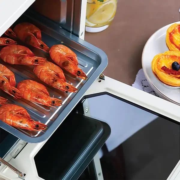فر برقی مینی میزی پرودو مدل Porodo Vertical Design Temp Glass Mini Oven — تصویر ۴