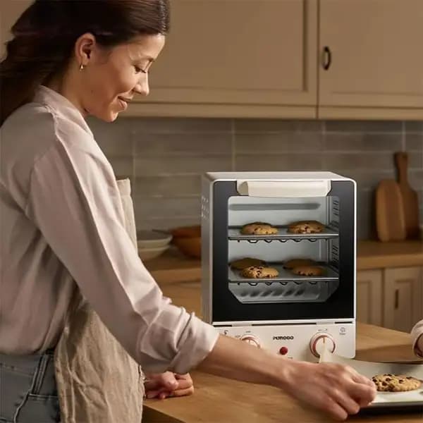 فر برقی مینی میزی پرودو مدل Porodo Vertical Design Temp Glass Mini Oven — تصویر ۷
