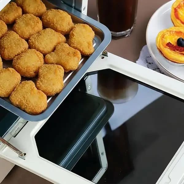 فر برقی مینی میزی پرودو مدل Porodo Vertical Design Temp Glass Mini Oven — تصویر ۹