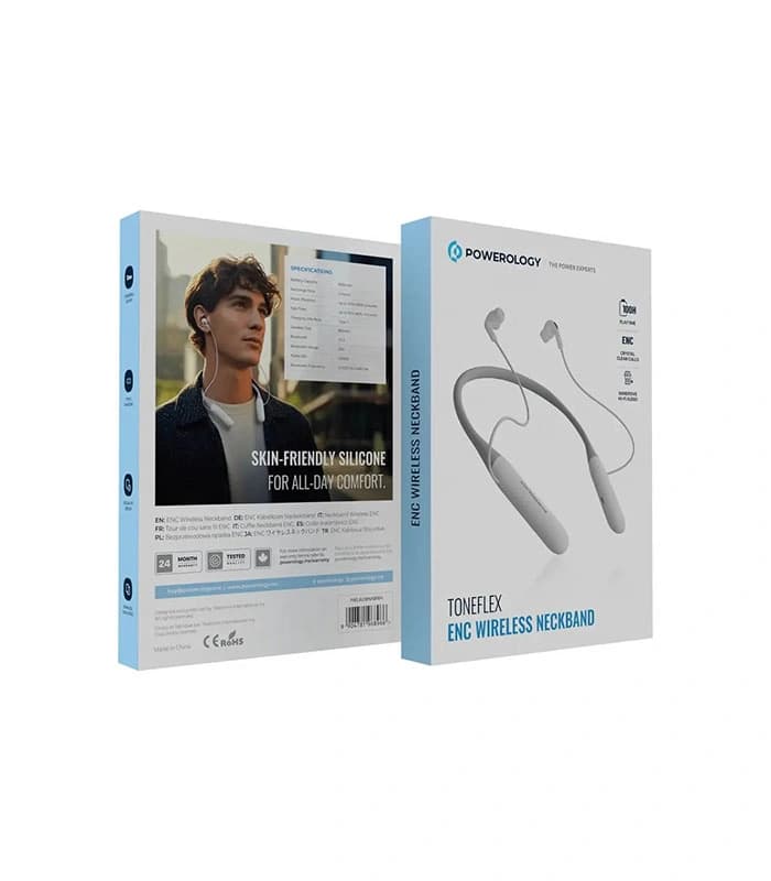 هندزفری گردنی پاورولوژی Powerology Toneflex ENC Wireless Neckband — تصویر ۱۰