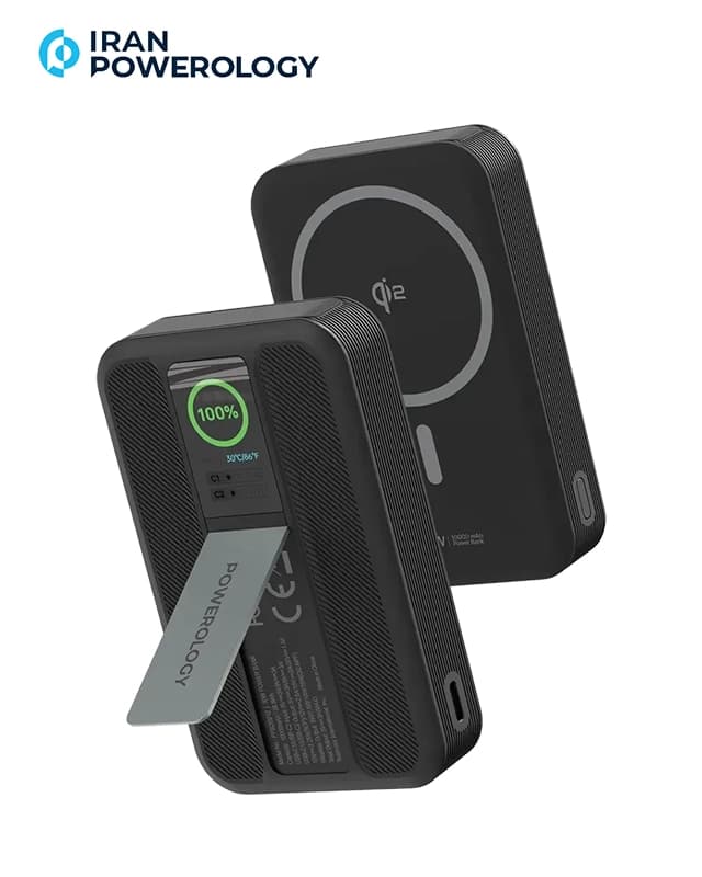 پاوربانک مگ سیف 10000 میلی آمپر پاورولوژی Powerology Vision 10000mAh Power Bank PPB20910BK — تصویر ۶