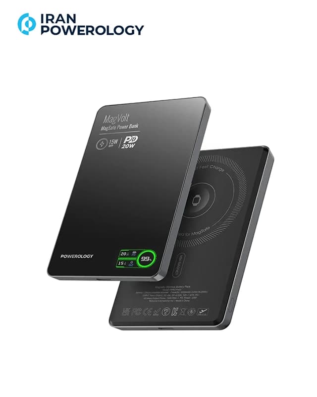 پاوربانک مگ سیف 5000 میلی آمپر پاورولوژی Powerology MagVolt 5000mAh Power Bank PPBCHA62 — تصویر ۶