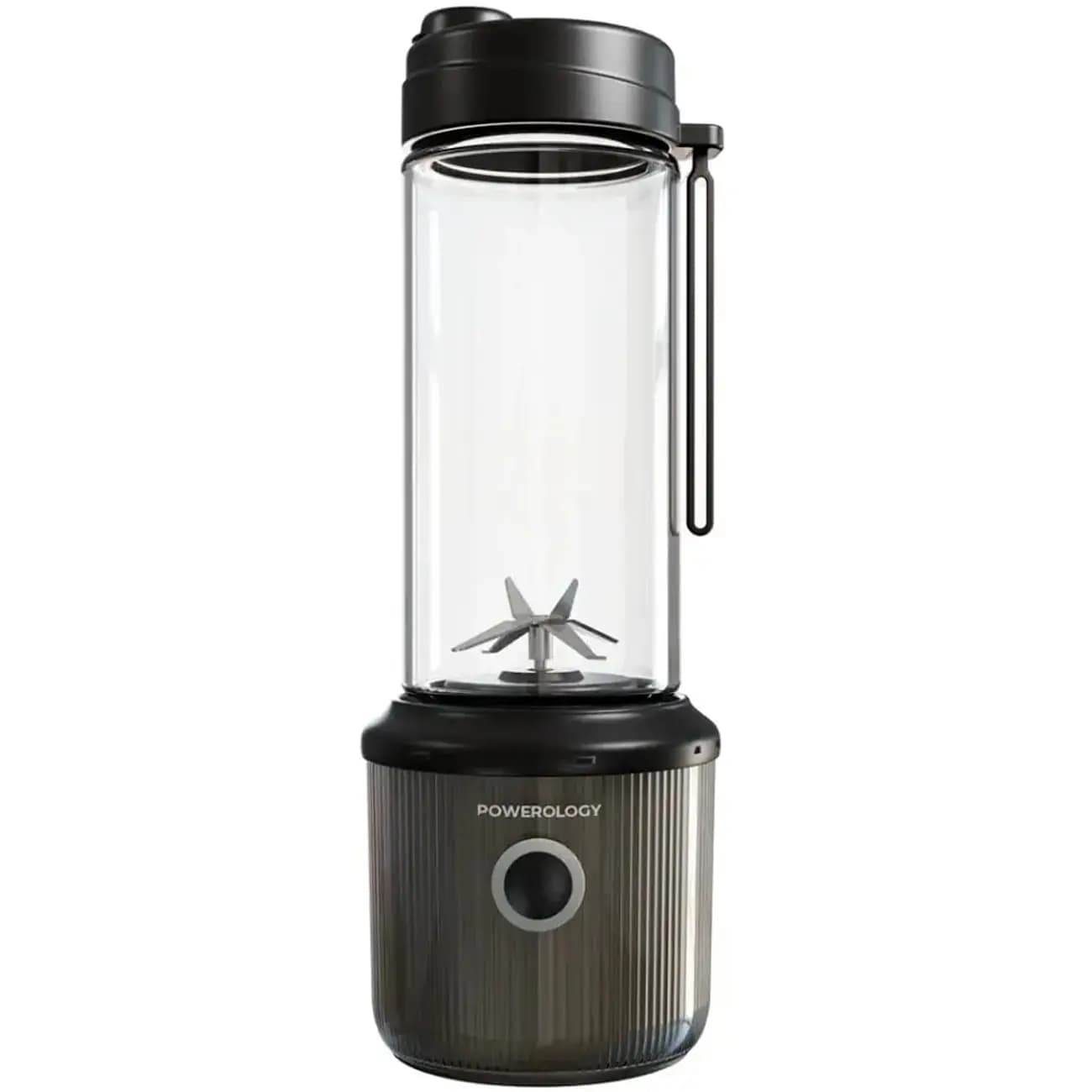 مخلوط‌ کن و اسموتی‌ساز شارژی 450 میلی‌لیتری 126 وات پاورولوژی Powerology PSM013 Press & Refresh Portable Blender — تصویر ۵
