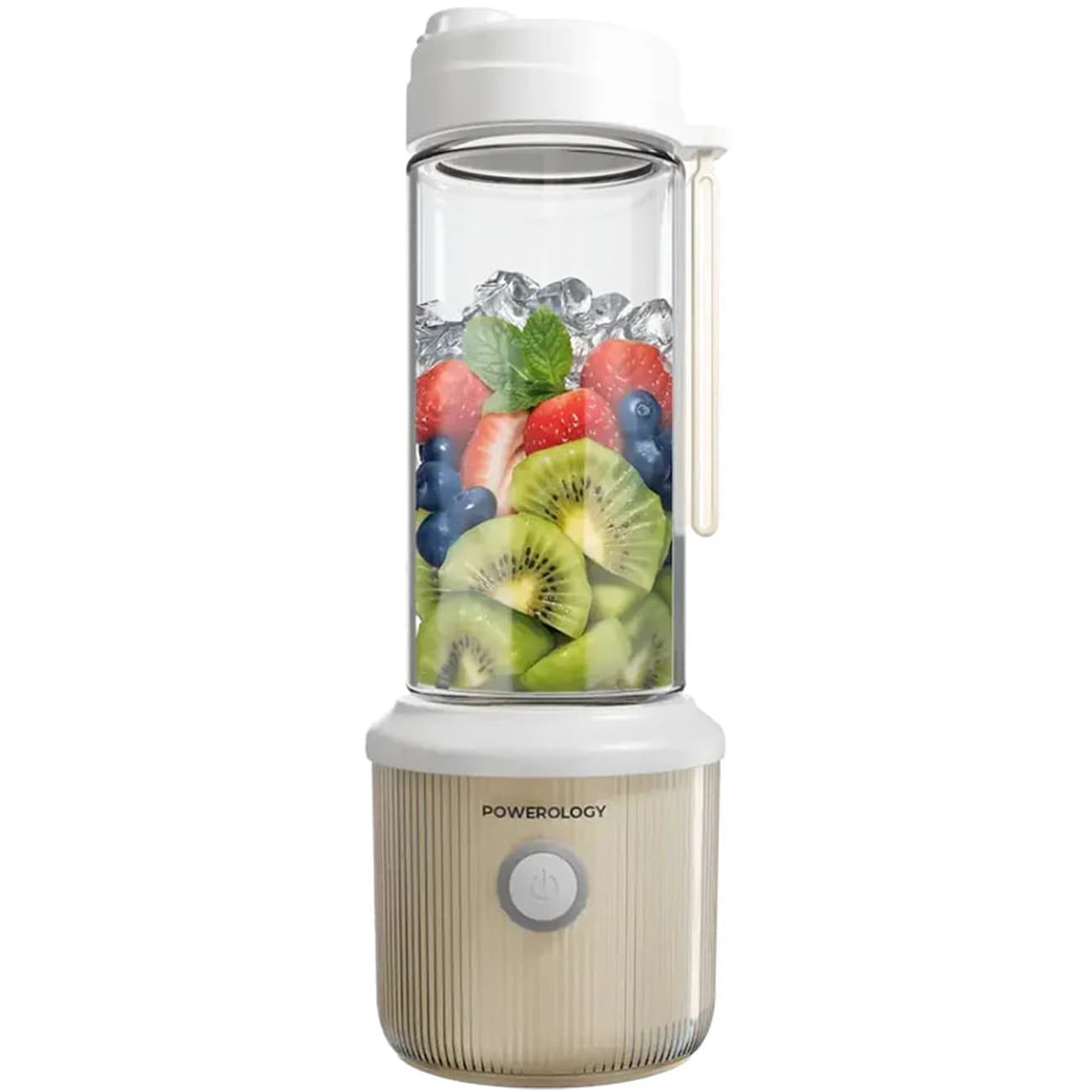 مخلوط‌ کن و اسموتی‌ساز شارژی 450 میلی‌لیتری 126 وات پاورولوژی Powerology PSM013 Press & Refresh Portable Blender — تصویر ۸