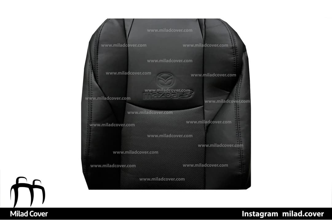 روکش صندلی مزدا ۳ نیو – mazda 3 new چرم رنگ مشکی