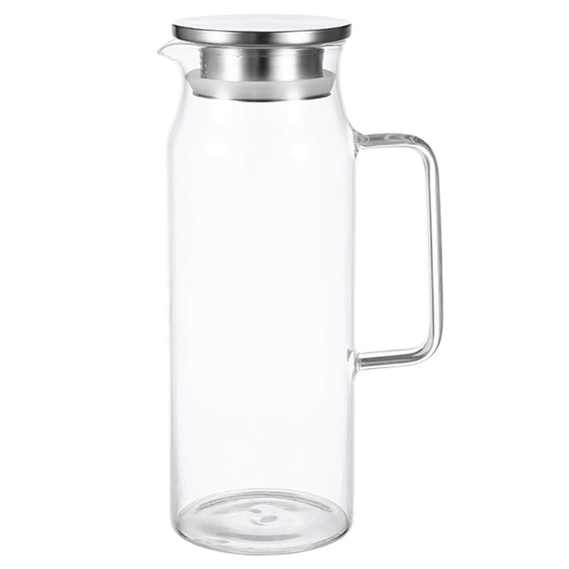 پارچ استوانه درب استیل بروسیلیکات 1.8 لیتر — تصویر ۹