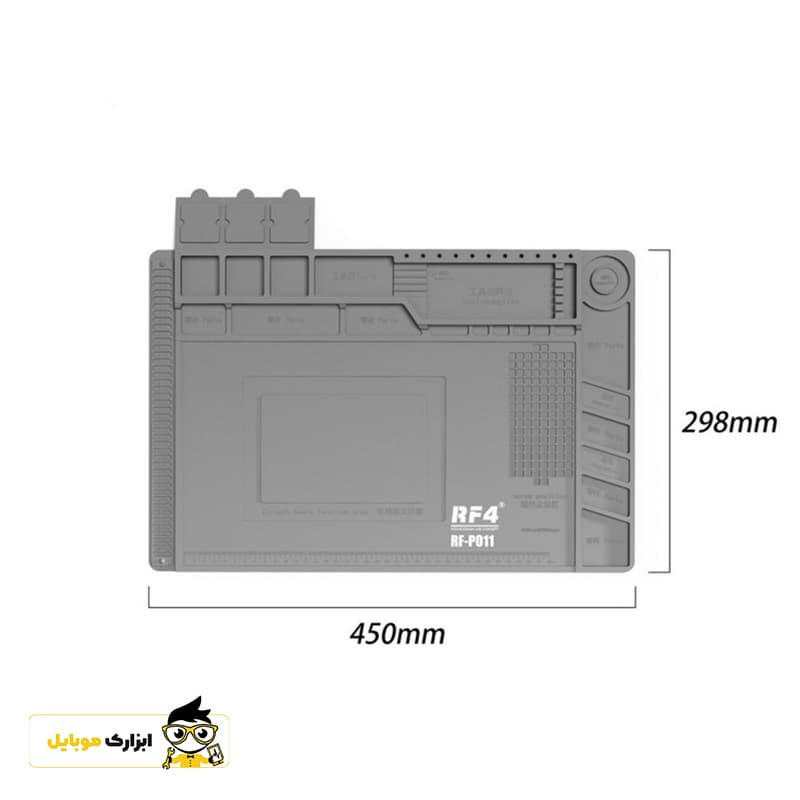 پد سیلیکونی نسوز مگنتی RF4 RF-PO11 — تصویر ۳