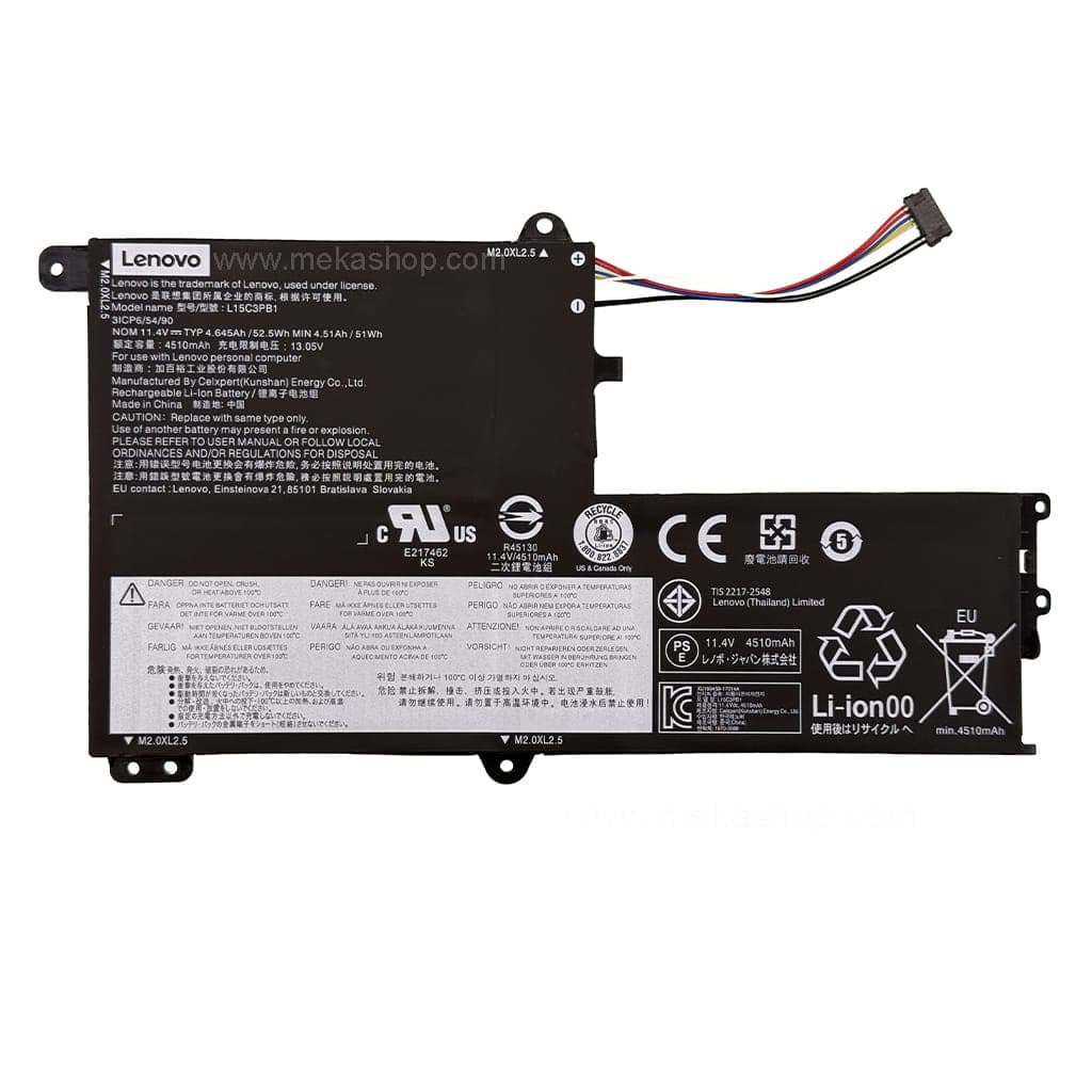 باتری اورجینال لپ تاپ لنوو Pn: L15C3PB1) Lenovo IdeaPad 330S)
