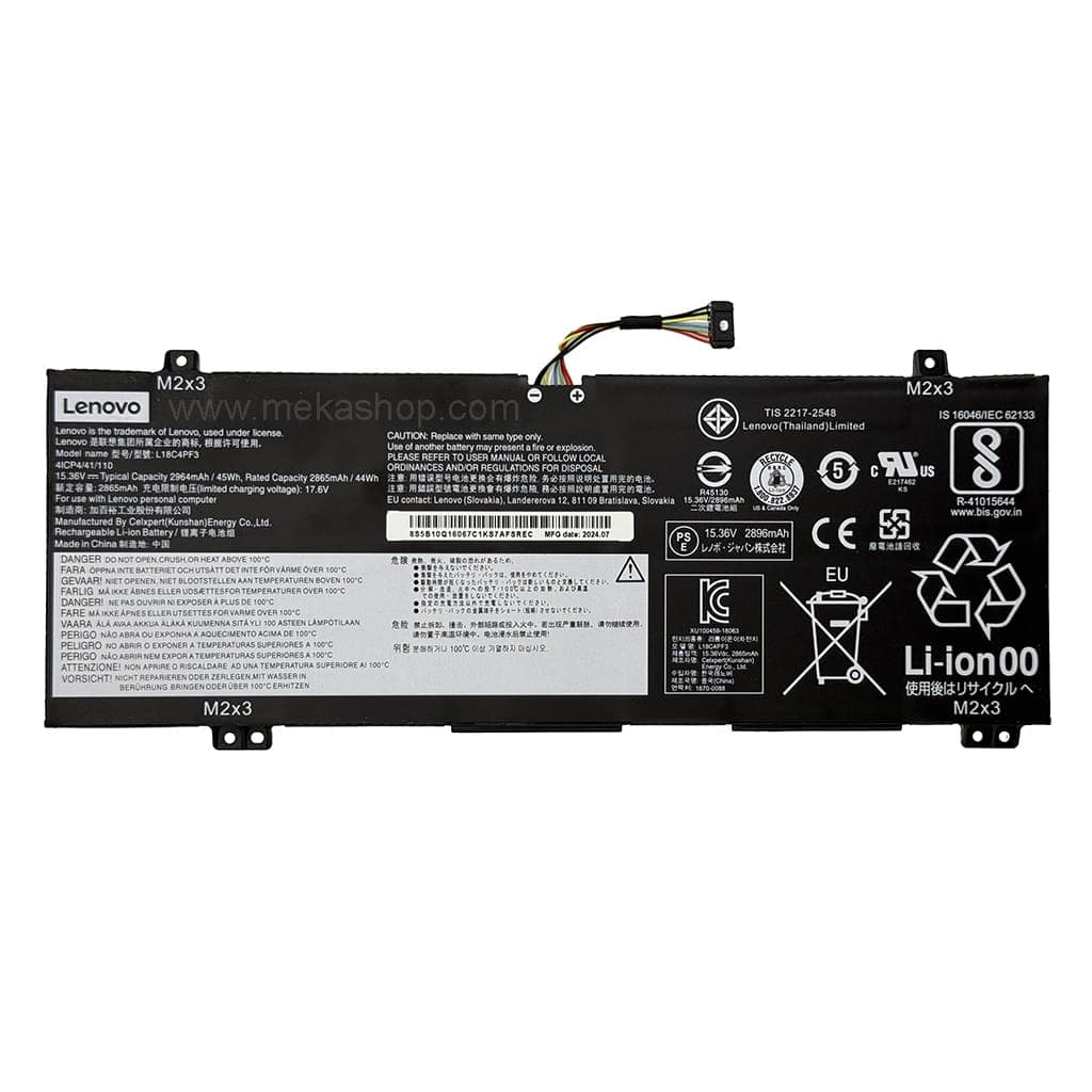 باتری اورجینال لپ تاپ لنوو Pn: L18C4PF3) Lenovo IdeaPad C340 S540)