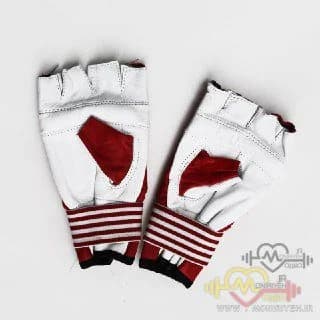 دستکش تمرینی کیسه بوکس پاکستانیred&white — تصویر ۳
