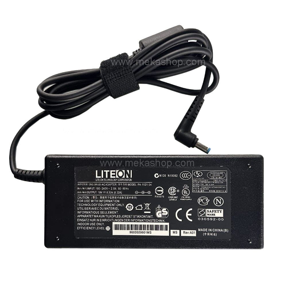 شارژر آداپتور اورجینال لپ تاپ ایسر Acer 19V 6.32A Pin 5.5*1.7