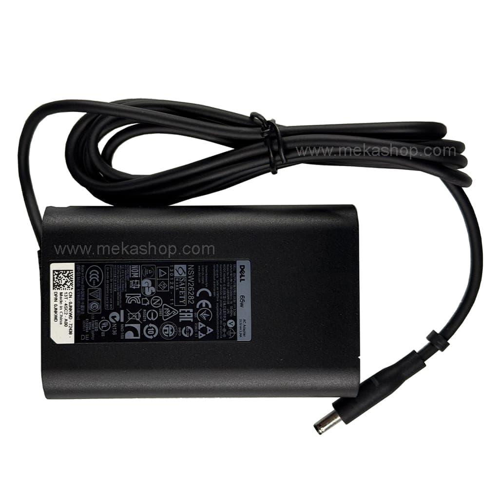 شارژر آداپتور اورجینال لپ تاپ دل Dell 19.5V 3.34A Pin 4.5*3.0 Slim