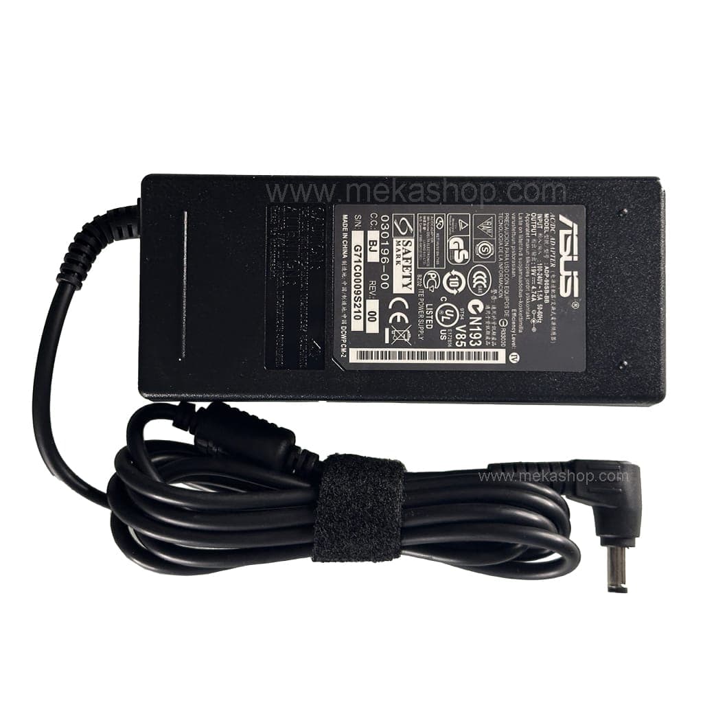 شارژر آداپتور اورجینال لپ تاپ ایسوس Asus 19V 4.74A Pin 5.5*2.5